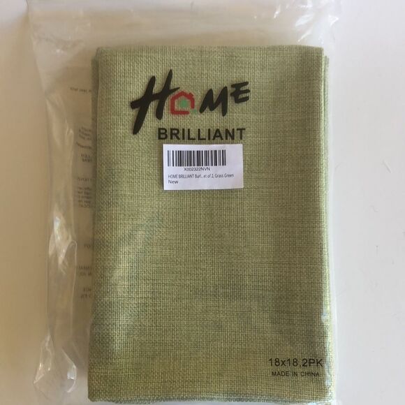 Sage Green Cotton Throw Pillow Covers 18x18 NIB Home Set - Picture 5 of 6